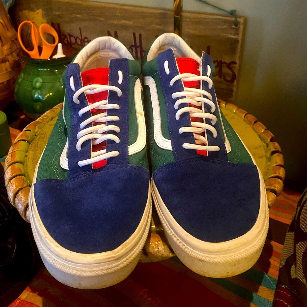 VANS Old Skool Color Block Sneakers Men’s Sz 10